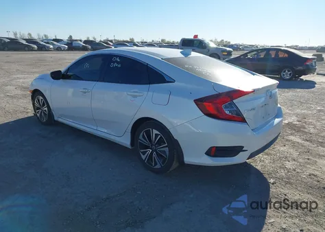 2017 Honda Civic Ex-L z USA, uszkodzony, nr VIN 19XFC1F70HE007321